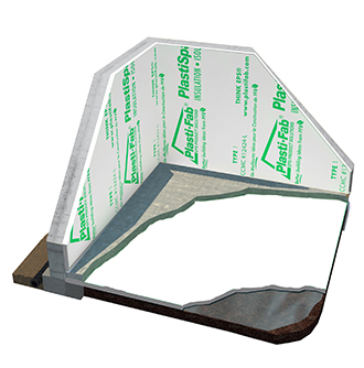 Insulating Under a Basement Slab with PlastiSpan Insulation